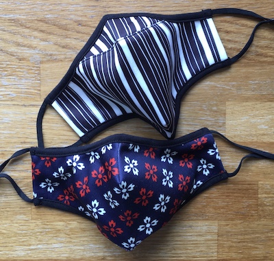 A pair of face masks